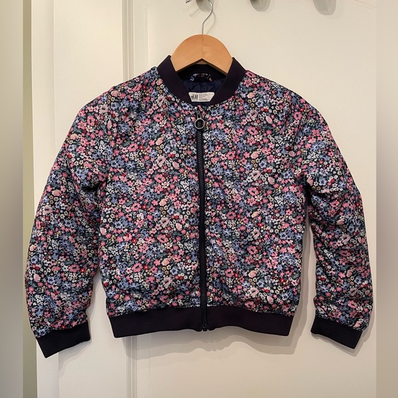 H&M Girls Bomber Jacket medium - Picture 1 of 5